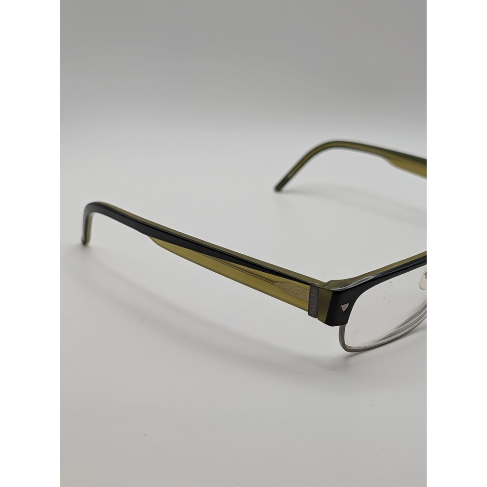 Guess GU1546 Eyeglass Frames Only Black Green Full Rim Rectangle 52-17-145 - Picture 5 of 16